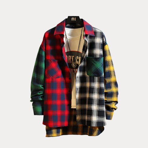 Men Plaid Shirt